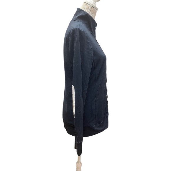 WORTH Performance Jacket Zip Front Navy Size Small - Picture 2 of 5